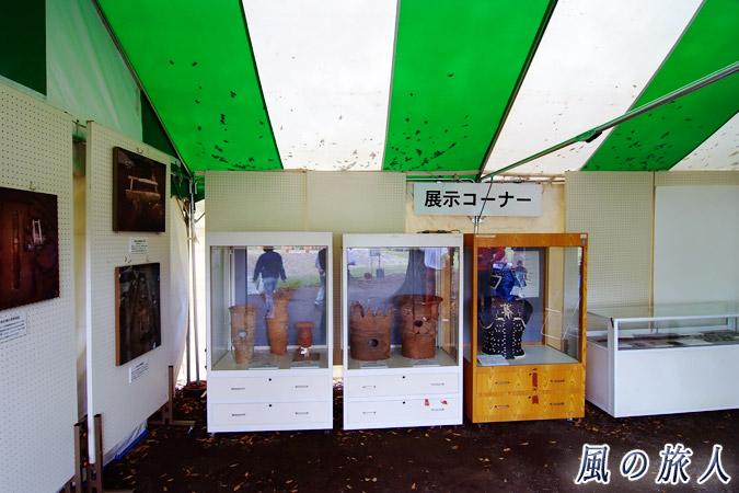 玉川野毛町公園　野毛古墳まつり　展示コーナーの写真
